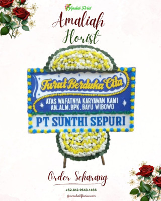 Papan Bunga Duka di Tanjung Karang