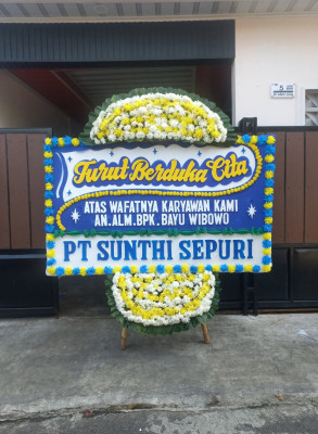 Papan Bunga Duka di Tanjung Karang