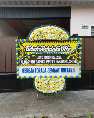 Papan Bunga Duka di Tanjung Karang